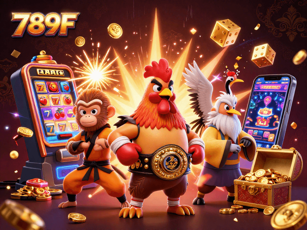 Experience thrilling wins at 789F with exciting slot machines and colorful game elements.