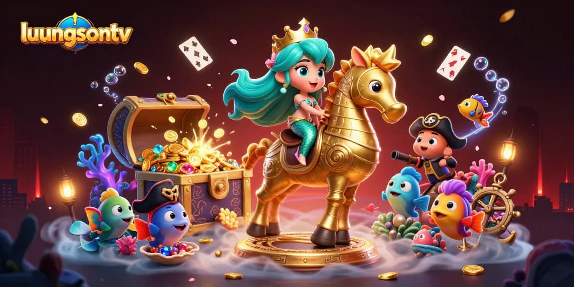 Experience the top-tier betting action at luongsontv with vibrant scenes from the underwater casino world