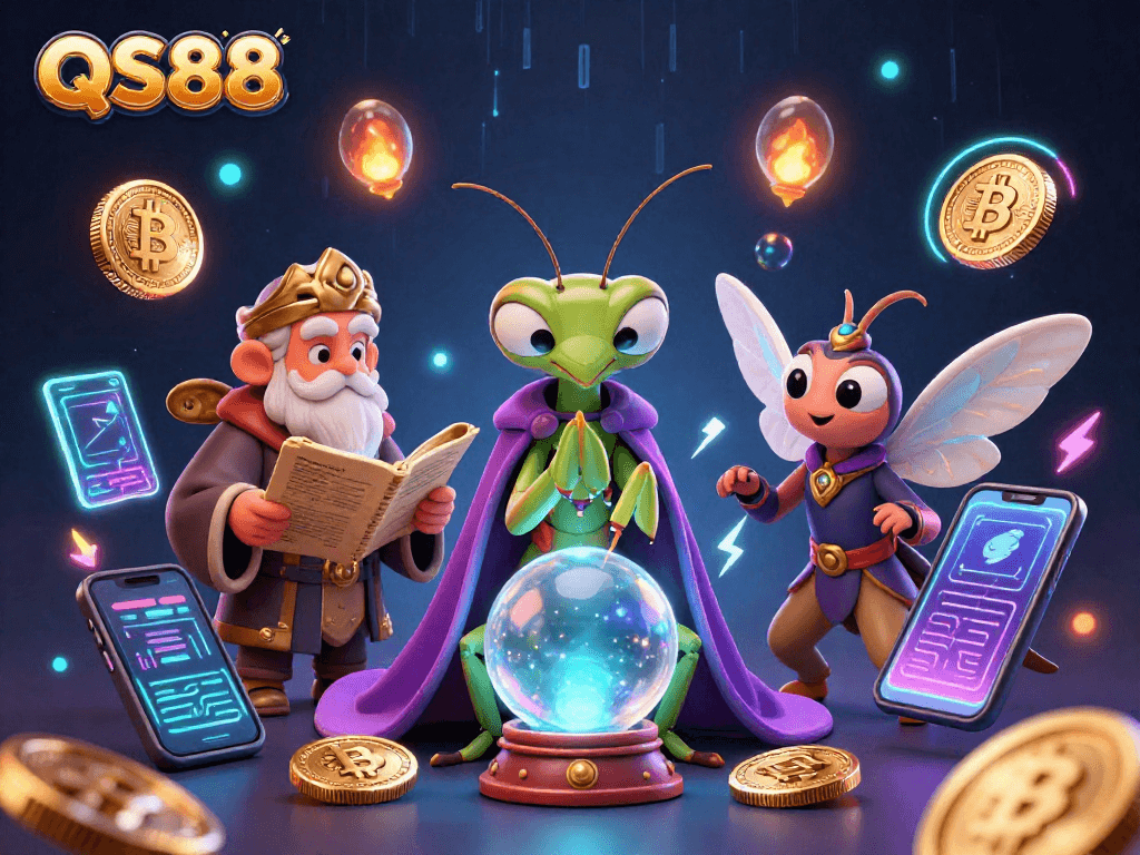 Engage with QS88's unique gaming universe filled with mystical elements and vibrant energy.
