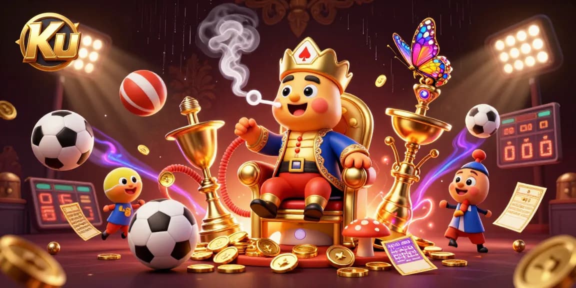 Engage with Ku’s exciting betting scene featuring dynamic sports elements and vibrant characters.