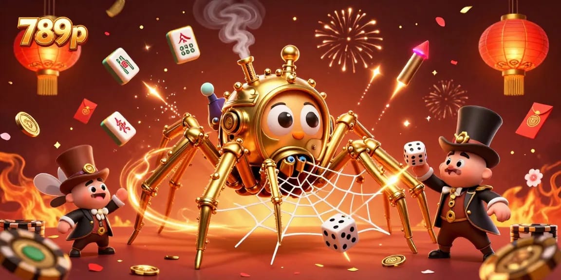 Experience winning moments with 789p's vibrant casino adventure highlighted by steampunk elements and festive visuals.