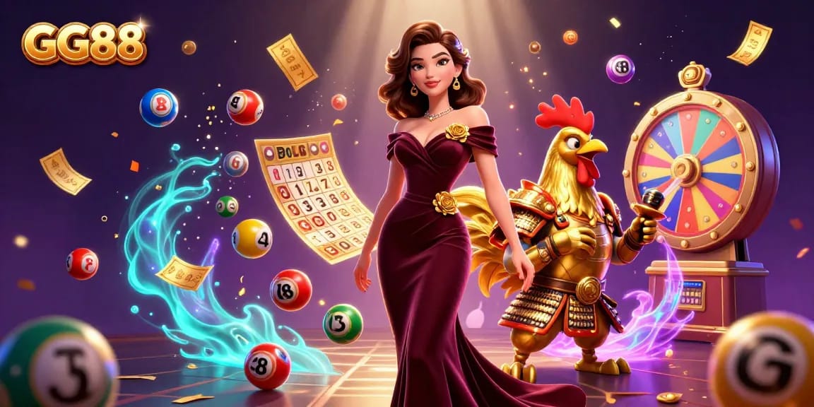 Experience vibrant gaming excitement at GG88 with immersive lottery fun and cinematic elements.
