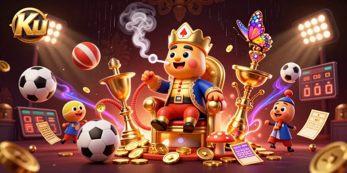 Engage with Ku’s exciting betting scene featuring dynamic sports elements and vibrant characters.
