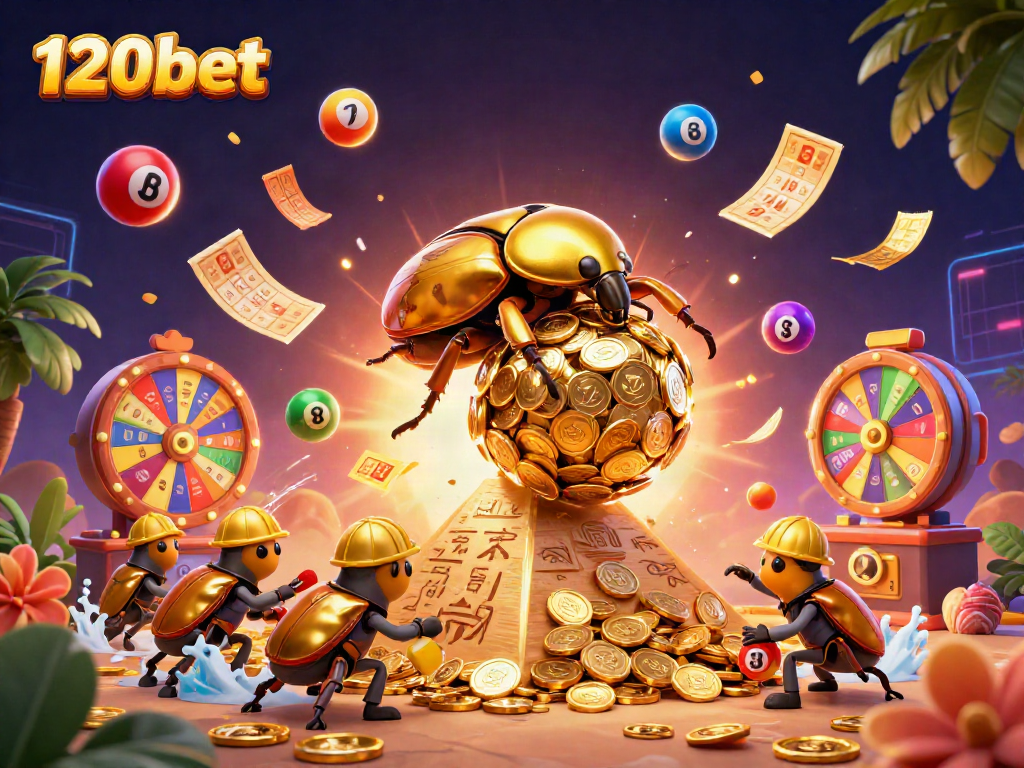 Engage in thrilling gaming with 120bet, showcasing an enchanting 3D lottery extravaganza.