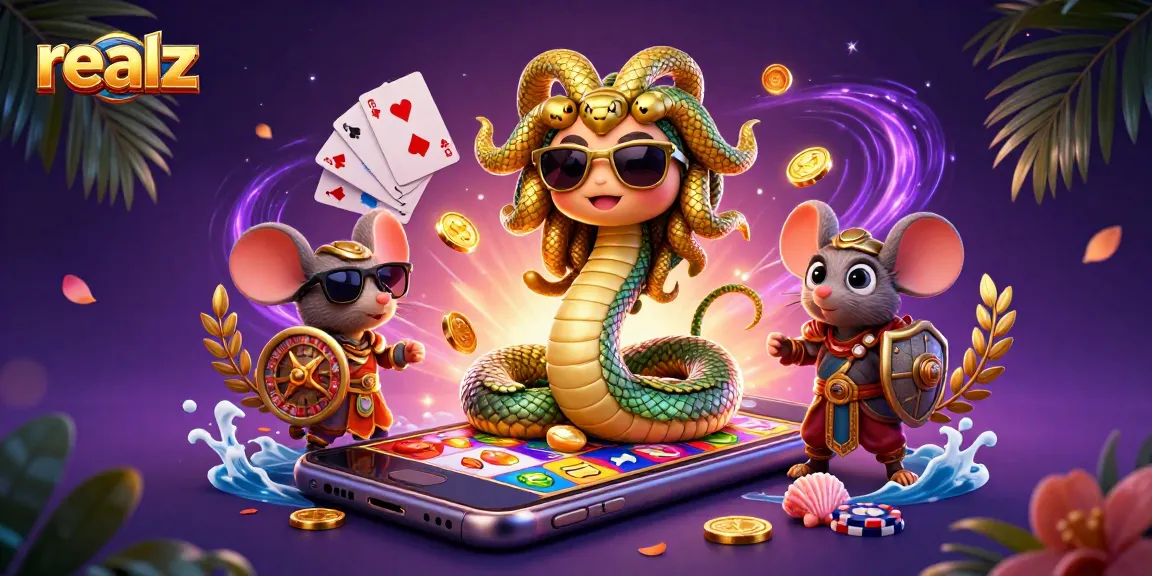 Experience epic wins at realz online casino with dynamic slot games, Medusa, and lively gameplay elements.