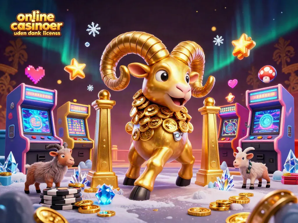 Experience excitement at online casinoer uden dansk licens with a vibrant 3D gaming scene.