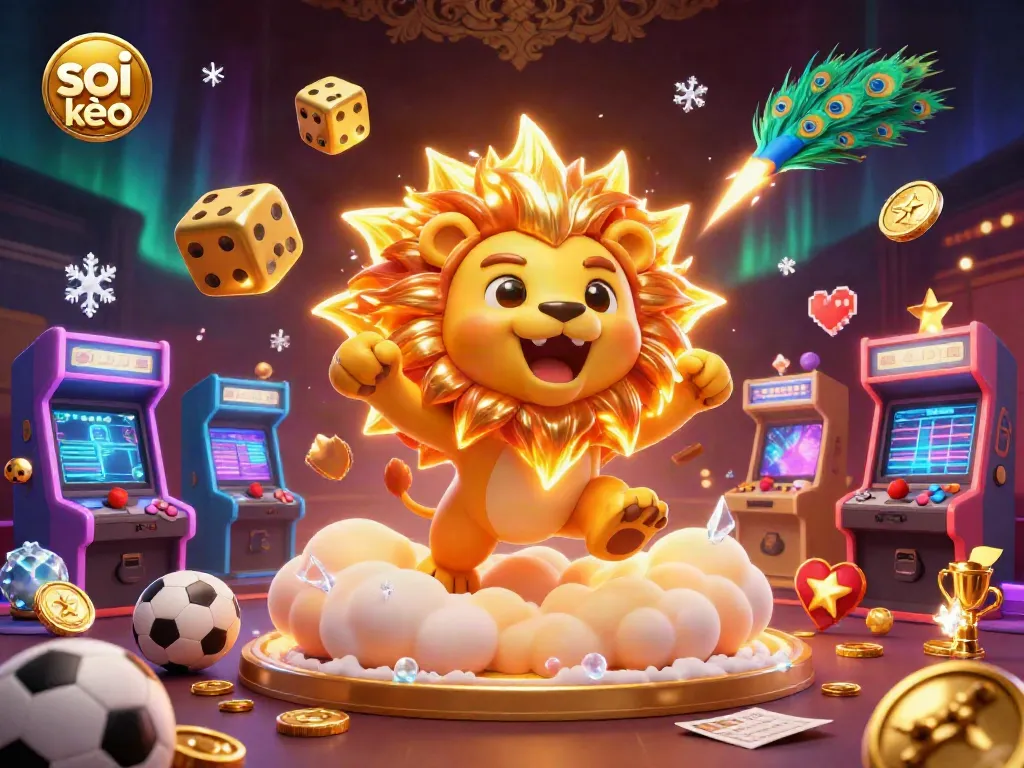 Soi kèo enhances sports betting excitement with vibrant visuals and energetic characters.