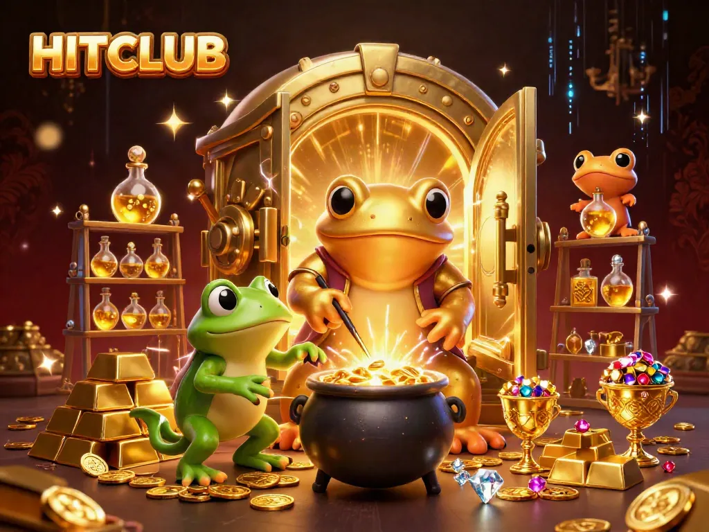 Experience HITCLUB's enchanting world as the alchemist turns base metals into treasures.