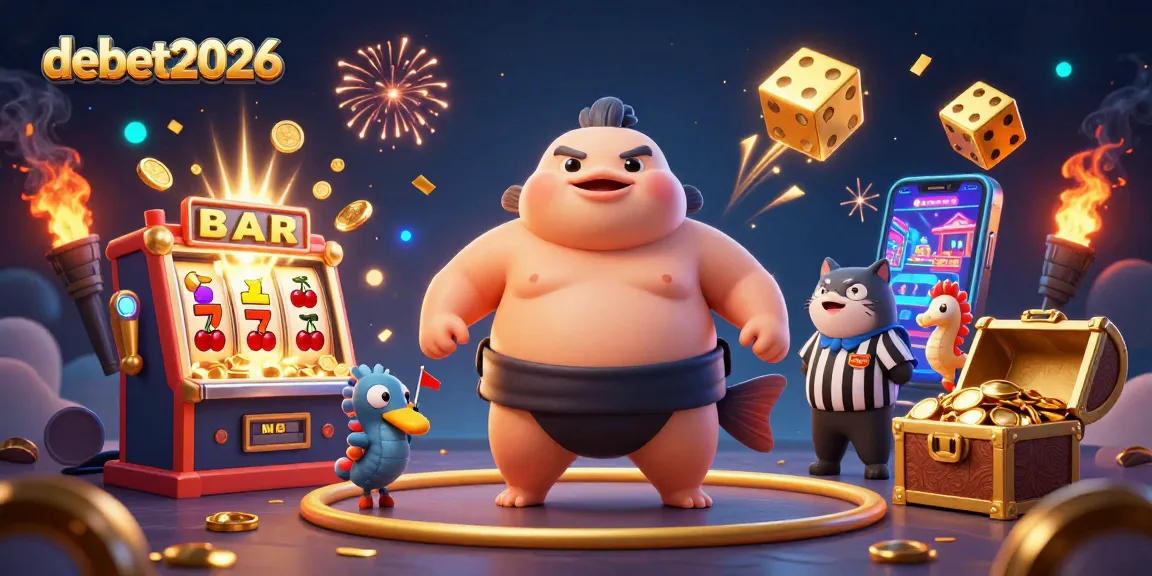 Engage with debet2026's thrilling underwater casino adventure in a lively scene.