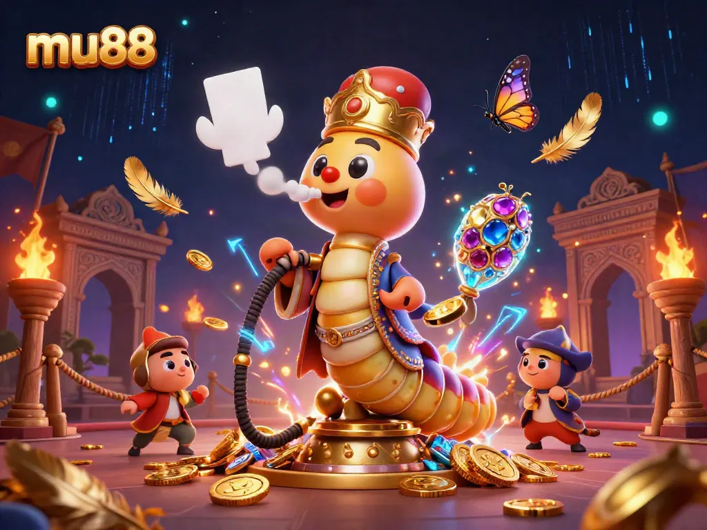 Experience thrilling games at mu88 with energetic characters and vibrant casino elements.