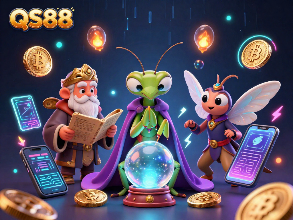 Engage with QS88's unique gaming universe filled with mystical elements and vibrant energy.