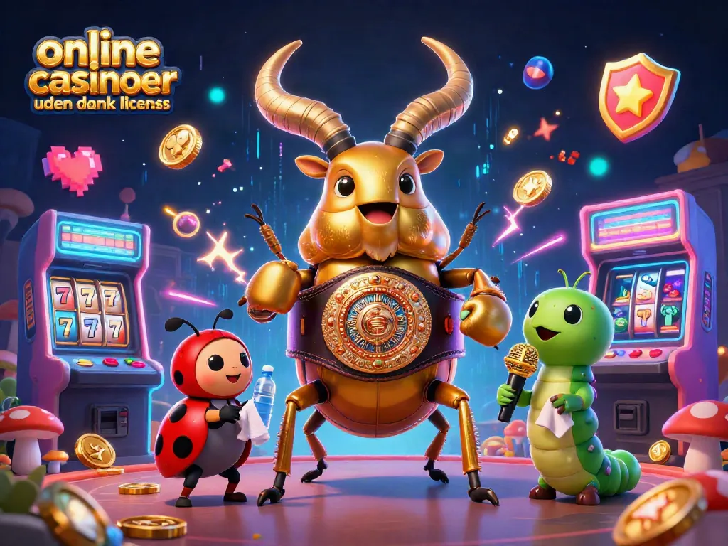 Engage with best online casinoer uden dansk licens in this vibrant 3D scene full of excitement.