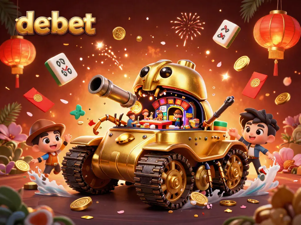 Experience thrilling debet gaming with a 3D casino beetle tank bursting with fun!