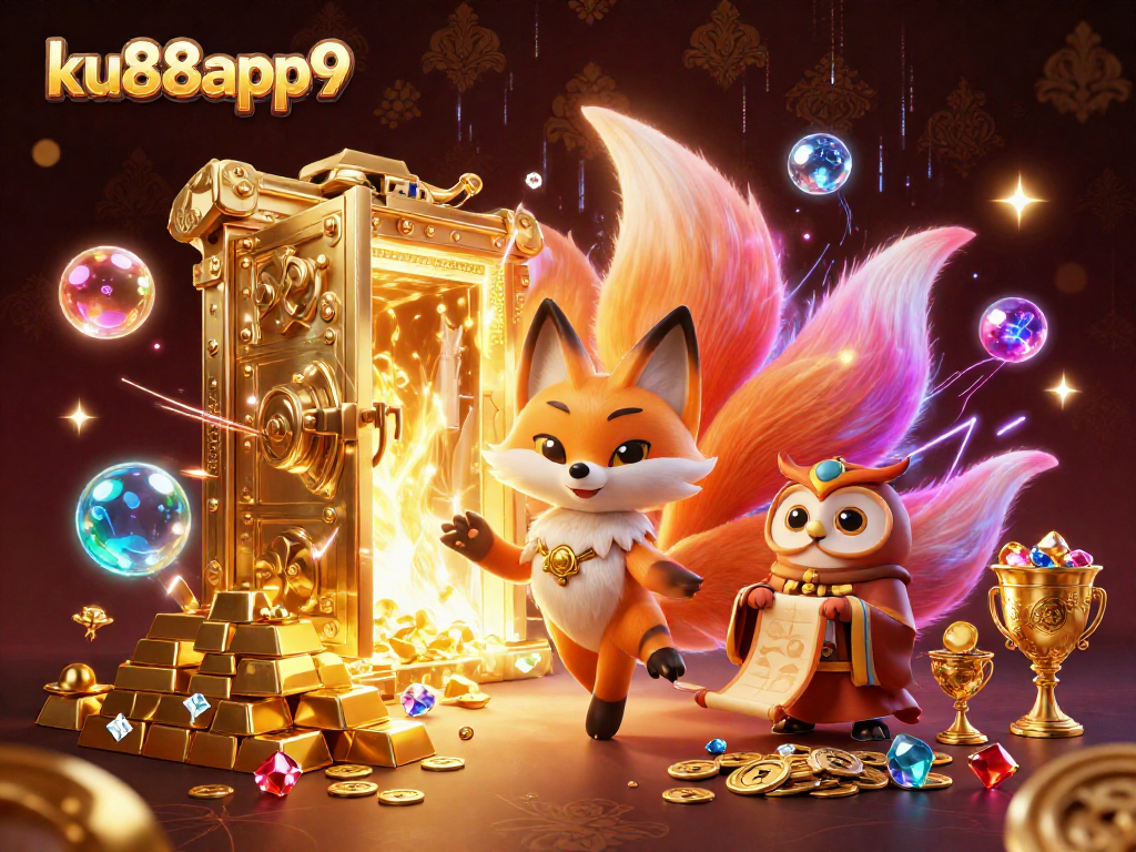 Engage with ku88app9's vibrant world of fortune, featuring enchanting spirits and treasures.