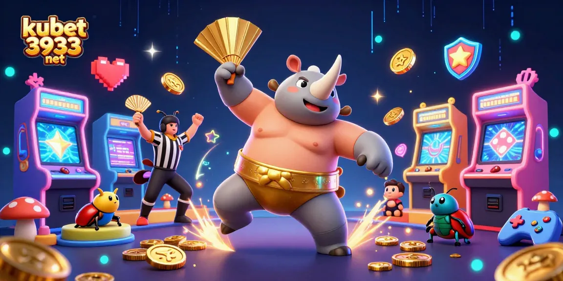 Engage in thrilling gameplay at kubet 3933 net surrounded by a vibrant casino scene full of action.