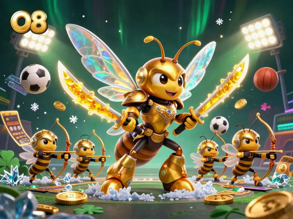 Engage in thrilling sports betting with O8, featuring dynamic characters and vibrant game elements