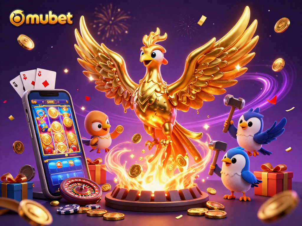 Experience the thrilling mubet casino with golden phoenix and dynamic gaming elements.