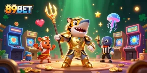 Experience thrilling gameplay with 89BET showcasing exciting underwater adventures and arcade excitement.