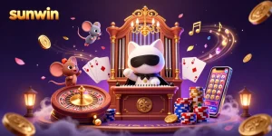 Experience thrilling moments at Sunwin's casino with captivating characters and rich gaming elements.