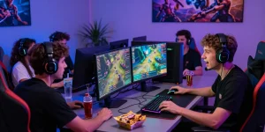 Engaging gaming scene with players at https://sc88.chat/ experiencing thrilling online competitions.