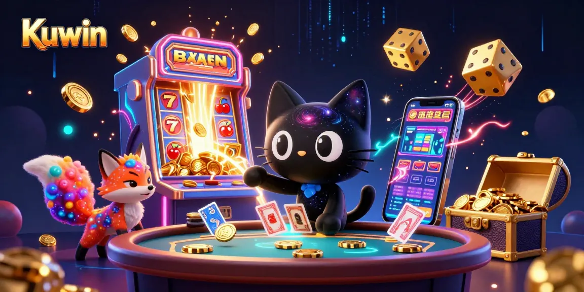Kuwin offers an exciting casino experience with vibrant characters and thrilling game action.