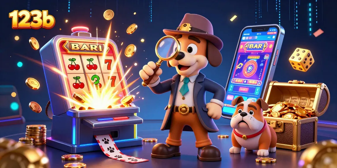 Play exciting casino games at 123b with vibrant 3D illustrations and jackpot explorations.